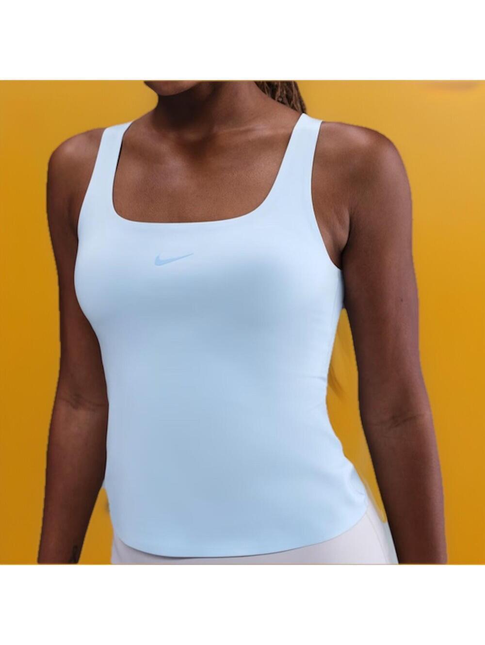 $65 NEW Nike Womens Form Tank Top Blue Size XS HQ8082